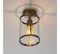 Steinhauer Plafón Pimpinela, bronce, metal, cristal