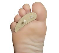 Steins El cojín de la cresta del dedo del martillo y la almohadilla de refuerzo reduce la presión de los callos y los dedos del martillo, medio izquierdo, 3 unidades