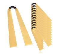 Steinschleuder Gummibändern Ersatzgummibänder,12 Stück 2,0mm Zugbänder für Slingshot FlachGummibänder,Verdickt Jagd Katapulte Gummibänder Profi Gummibänder Schleuder Steinschleuder Zwille Stark Ersatz