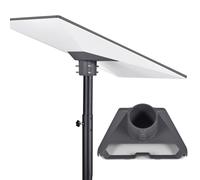 Steinwhale Adaptador de tubo para Starlink Standard/Gen 3, kit de montaje de adaptador de montaje en poste de aluminio, resistente a la corrosión, fácil de instalar, 3 colores disponibles (gris)