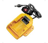 Steinwhale Battery Powered Charger for Starlink Mini Compatible with DeWalt Batteries, 60W 20V/3A Output with ON/Off Switch, Sealed DC Barrel Jack, Portable for Outdoor & Emergency