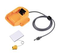 Steinwhale Cargador alimentado por batería para Starlink Mini compatible con baterías DeWalt, salida de 60 W, 20 V/3 A, conector de barril CC impermeable, ligero y portátil para uso en exteriores y de