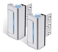 Steinwhale Cerradura de refuerzo de puerta de seguridad para el hogar, paquete de 2 unidades, pestillo de seguridad a prueba de niños, tope interior, añade alta seguridad para evitar la entrada no