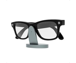 Steinwhale Charging Dock for Ray-Ban Meta Glasses, Pin Contact Fast Dedicated Station with LED Indicator, Travel-Friendly Design, Compatible with Wayfarer, Skyler, Headliner, Oakley Models (Gris)