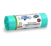 Stella Bolsas de basura con cinta de pelar FRESH - fragancia fresca 35L 15pcs