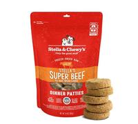 Stella & Chewy's Empanadas de Cena crudas liofilizadas - Alimento para Perros sin Granos, Receta de súper Carne de Res Stella Rica en proteínas - Bolsa de 14 onzas
