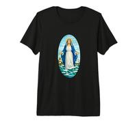 Stella Maris Nuestra Señora Estrella del Mar María Diseño Latino Camiseta Premium