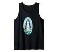 Stella Maris Nuestra Señora Estrella del Mar María Diseño Latino Camiseta sin Mangas
