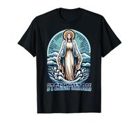 Stella Maris Nuestra Señora Estrella del Mar María Latina Católica Camiseta gráfica económica