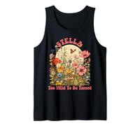 Stella Name Cute Retro Girls Wildflower Stella Name Camiseta sin Mangas