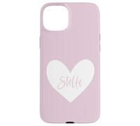 Stella Nombre Corazón Amor Mujer Niña Amiga Personalizado Rosa Carcasa para iPhone 15 Plus