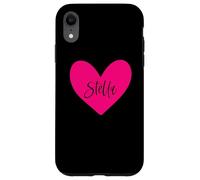 Stella Nombre Corazón Amor Mujer Niña Amiga Personalizado Rosa Carcasa para iPhone XR