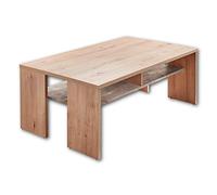 Stella Trading Spider Plus - Mesa de Centro en Aspecto de Roble Artisano, Caspio - Mesa de café expresiva, para tu salón, 110 x 40 x 65 cm (Ancho x Alto x Profundidad)
