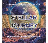 STELLAR JOURNEY COLORING BOOK FOR ADULTS: Stress Relief, Creativity & Relaxation; A Cosmic Voyage Sci-Fi Coloring Book for Adults & Teens