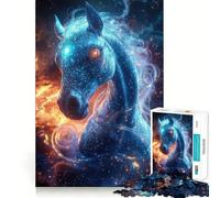 Stellar Phantom︰ El Caballo Cósmico Rompecabezas de 1000 Piezas para Adolescentes Lógica Clara Juguete Fácil Ocio Corte Perfecto Regalo de cumpleaños 38x26cm