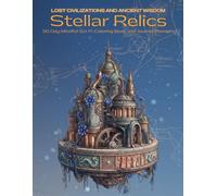 Stellar Relics: A 30-Day Ancient Aliens Adult Coloring Book & Journal for Stress Relief, Mindfulness, and Discovery Through Lost Civilizations and Ruins