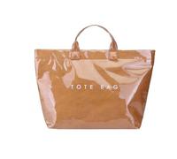 Stellayas Womens Letters Print Tote Bag,New Women's PVC Kraft Paper Tote Bag,Stellaya Fashion Retro Totes Bags (Yellow)