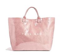 Stellayas Womens Letters Print Tote Bag,New Women's PVC Kraft Paper Tote Bag,Stellaya Fashion Retro Totes Bags (Pink)