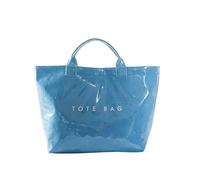 Stellayas Womens Letters Print Tote Bag,New Women's PVC Kraft Paper Tote Bag,Stellaya Fashion Retro Totes Bags (Blue)