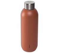 Stelton Botella térmica Keep Cool - Botella térmica - Jarra térmica de doble pared - Taza térmica de diseño moderno para agua, bebidas calientes y frías, café, té - 0,6 litros, óxido