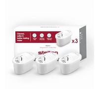 Stelton Cartucho de filtro de agua de magnesio+, compatible con jarra de agua Stelton y Brita Maxtra/Maxtra+, 3 unidades, color blanco