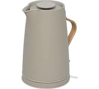 Stelton Hervidor de agua Emma - Hervidor eléctrico, hervidor de agua - Caldera de diseño escandinavo - filtro, interruptor de seguridad de cocción en seco con apagado, mango de madera de haya - 1,2