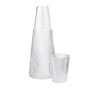 Stelton Jarra con vaso Pilastro Clear