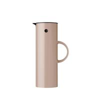 Stelton Jarra térmica EM77 - Jarra térmica de doble pared para bebidas calientes/frías - Tetera y café con inserto de cristal, cierre magnético, tapa de rosca, diseño vintage, 1 litro, color jaspeado