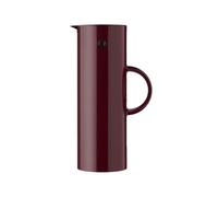 Stelton Jarra térmica EM77 - Jarra térmica de doble pared para bebidas calientes/frías - Tetera y café con inserto de cristal, cierre magnético, tapa de rosca, diseño vintage, 1 litro, color morado