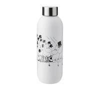 Botella Stelton Keep Cool Moomin Soft White, acero inoxidable, blanco, 0,75 litros