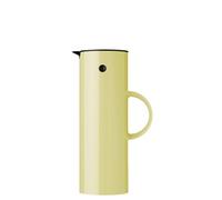 Stelton Laevis EM77 - Jarra térmica de doble pared para bebidas calientes/frías - Tetera y café con inserto de cristal, cierre magnético, tapa de rosca, diseño vintage, 1 litro