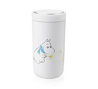 Stelton Mug To Go Click Moomin Frost, acero inoxidable, plástico, azul, 200 ml