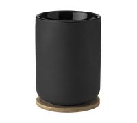 Stelton Taza térmica con posavasos Theo 25 cl Black