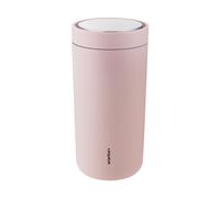 Stelton To-Go Click - Taza térmica de doble pared, con tapa de clic, 0,4 litros, color rosa suave