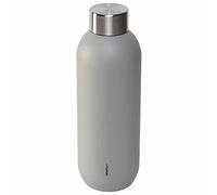 Stelton Termo Keep Cool - Botella térmica - Termo de doble pared - Taza térmica de diseño moderno para agua, bebidas calientes y frías, café, té - 0,6 litros, gris claro