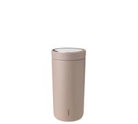 Stelton To-Go Click | Taza térmica, botella aislante de doble pared - Taza de café/té a prueba de fugas con tapa Smart-Click - Para bebidas calientes y frías - 0,4 litros, Heather