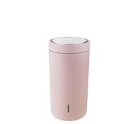 Stelton To-Go Click - Taza térmica, doble pared, sin óxido, a prueba de fugas, con tapa inteligente, bebidas frías y calientes, 0,2 litros, color rosa