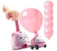 STEM Balloon Car Toy Kit, Racing Air Power Vehicle Set, Interactive Kids Science Toy with Hand Pump System, Educational Physics Learning Build, Creative Indoor Play Design, Home School Use