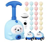 STEM Balloon Launcher Toy, Educational Vehicle Air Power Set, Interactive Learning Kit with Manual Pump Feature, Durable ABS Car Launcher, Kids Toy with Fun Design, Science Toys for Classroom Playroom