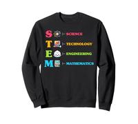 Stem Ciencia Tecnología Ingeniería Matemáticas Geek Nerd Sudadera