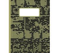 STEM Composition Book Gold on Black Code: Notebook with Graph Paper, Conversion Chart, Sketch Paper, and Lined Paper