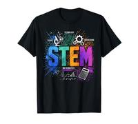 Stem Educación Ciencias Ingeniería Matemáticas Ropa Niños Niñas Camiseta