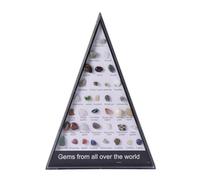 Stem Rock and Mineral Set - Rock Collection for Kids, 36pcs Gem Surtment | Caso de Descubrimiento de, Caja de educación científica, Piedras de muestras de Aprendizaje con guía para la explorac