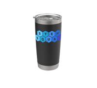 STEM SQUAD Ciencia Tecnología Ingeniería y Matemáticas Angustiado Vaso térmico de acero inoxidable de doble pared