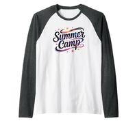 Stem Summer Camp Escuadrón Escolar Personal Enfermera Camping Profesor Camiseta Manga Raglan