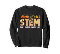 Stem Teacher Thanksgiving Grateful Educator Science Class Sudadera