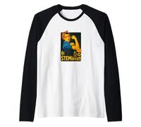 Steminist Rosie The Riveter Retro Feminista Camiseta Manga Raglan