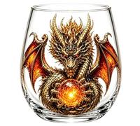 Stemless Whiskey Glasses - Vasos de whisky con diseño de dragón en 3D
