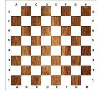 Stencil 30 x 30 cmr de plástico mylar: bandeja juego de ajedrez