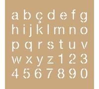 Stencil 8"X8" Kraft Alphabet